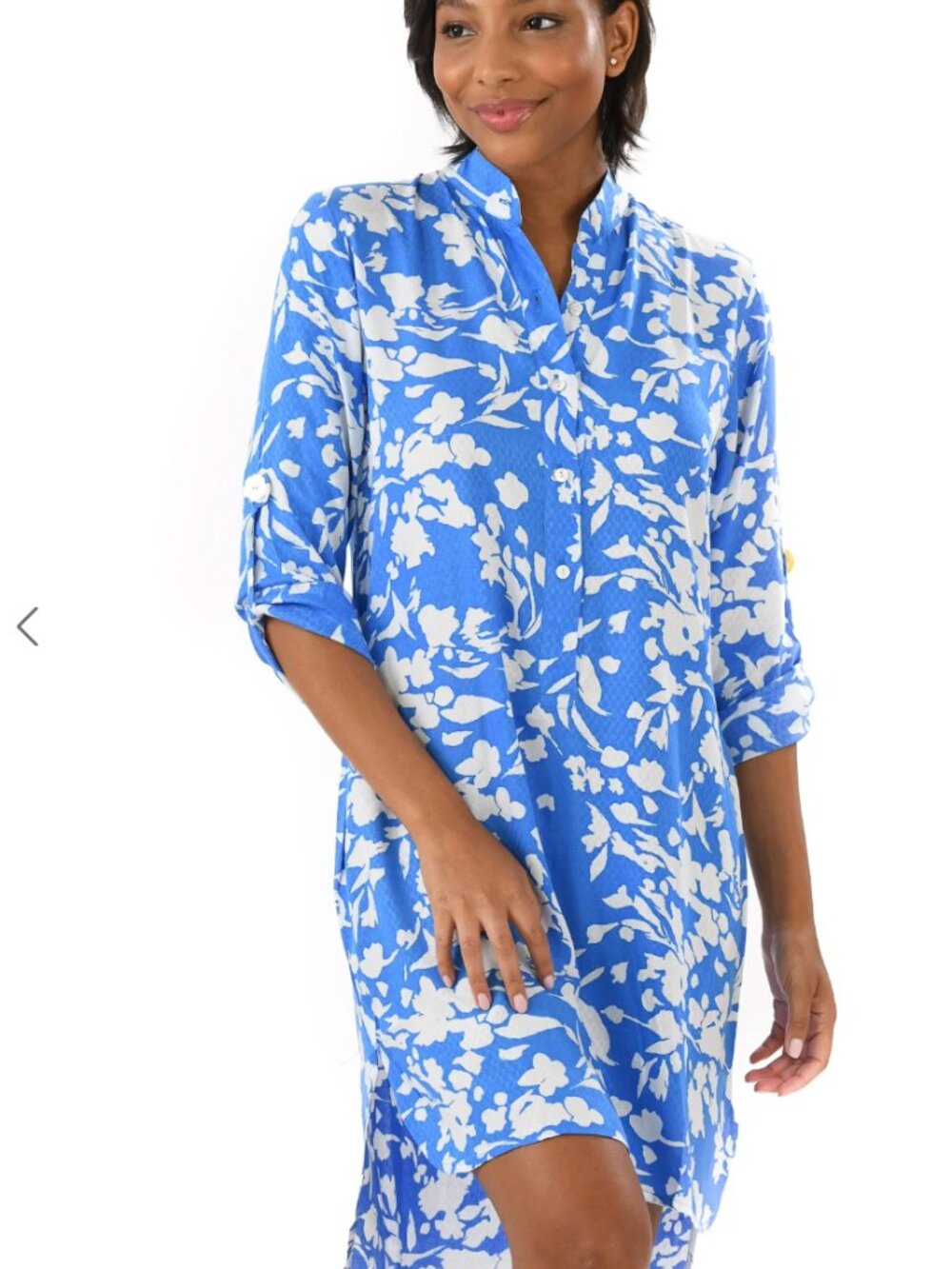 Walker & Wade Day Tripper shirt dress Cornflower Blue Size XS - Picture 5 of 11